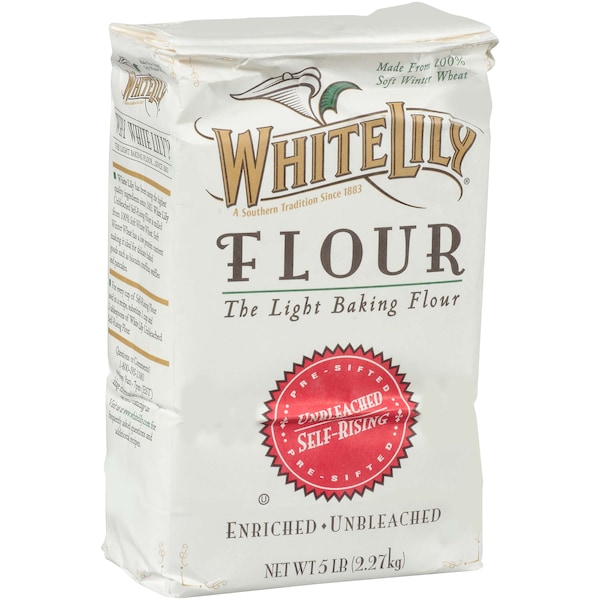 Unbleached Self Rising Flour 5lbs, PK8